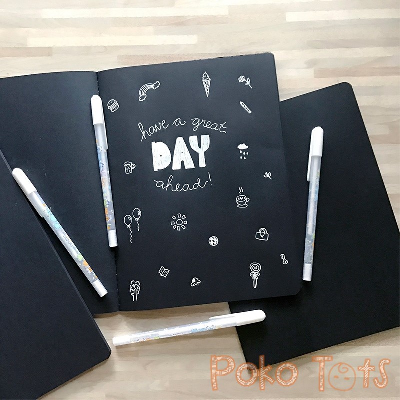 PMM Black Paper Plain Notebook B5 Buku Tulis Kertas Hitam Polos