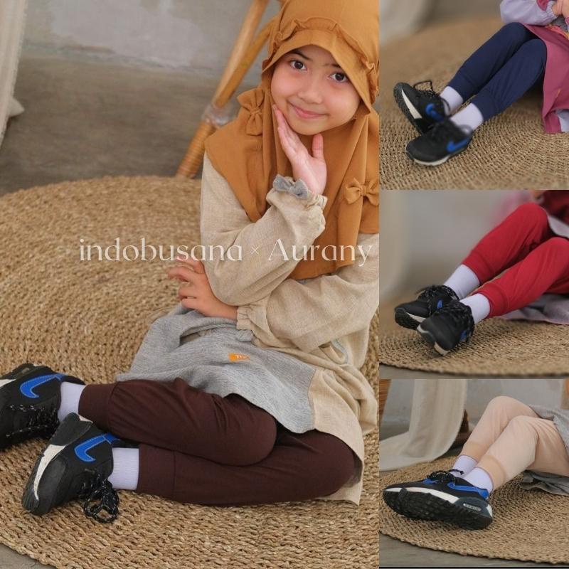 Celana Inner Kids Model RIB Legging Anak Dalaman Gamis Leging AURANY