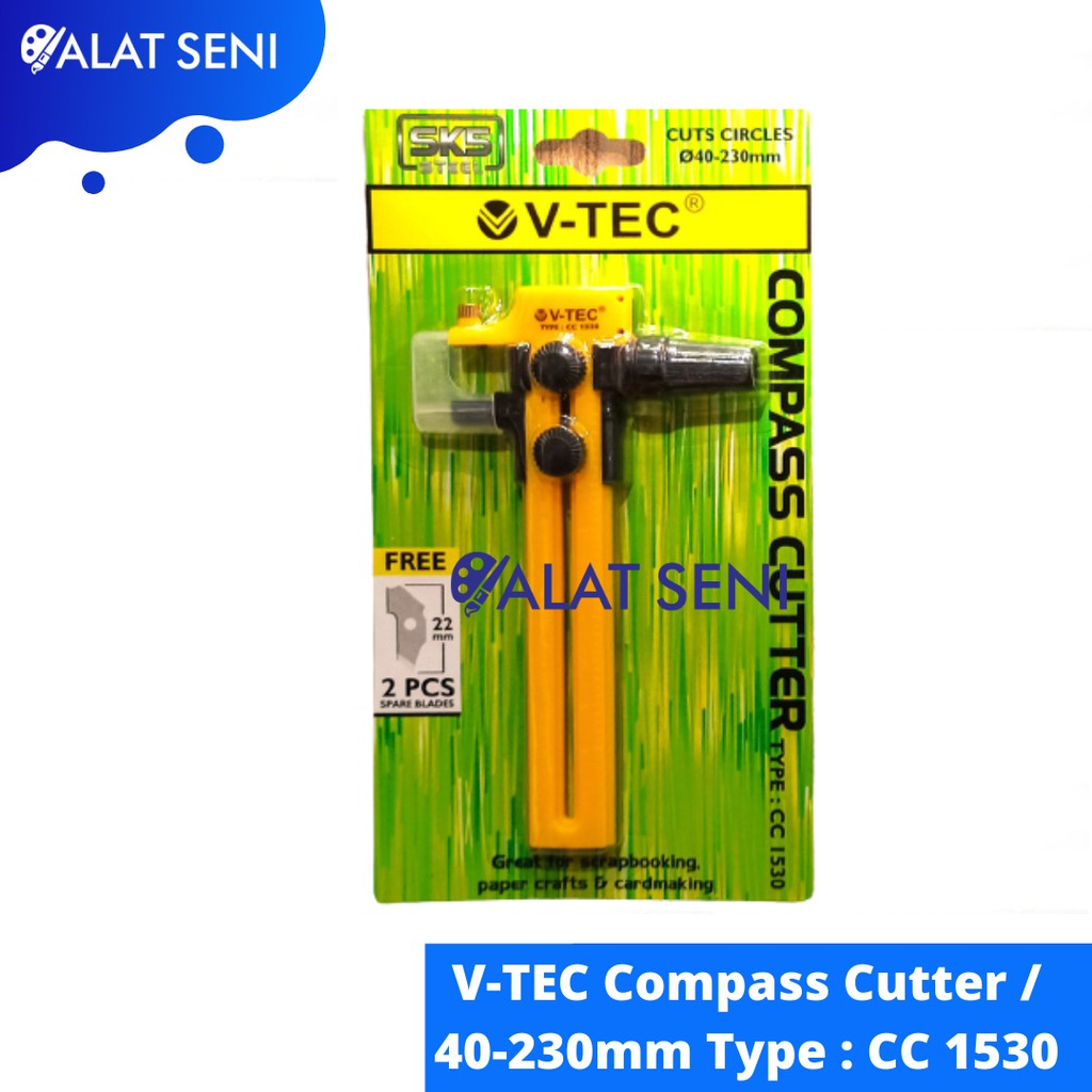 

V-TEC-COMPASS CUTTER TYPE CC 1530 / V-TEC Circle Cutter CC-1530 40-230mm