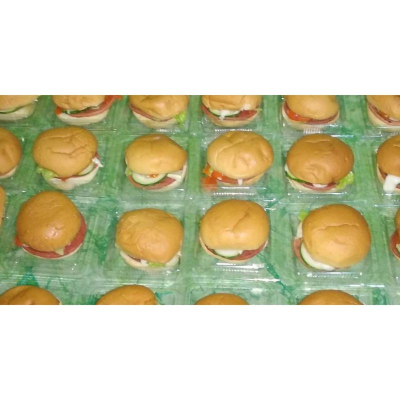 Isi 50pc Mika Roti Burger Hamburger Mika Bolu