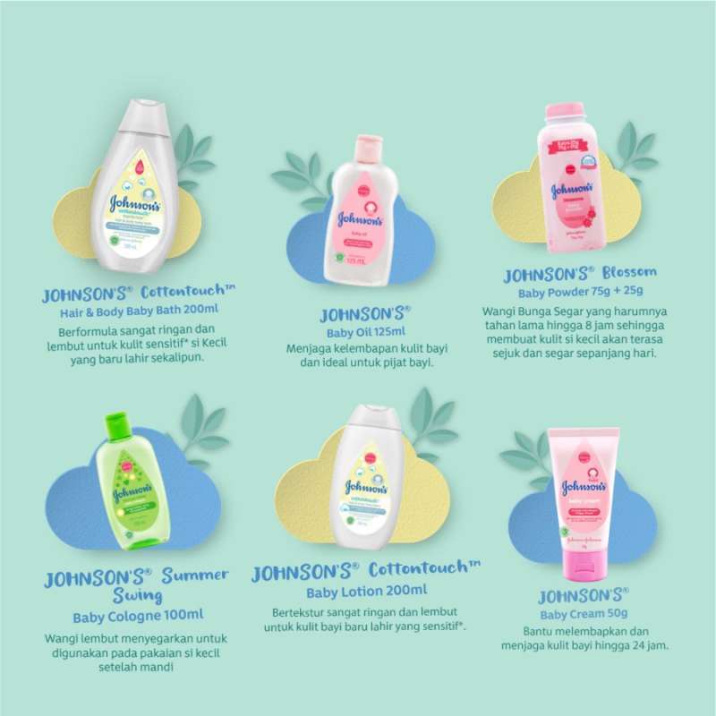 Bisa COD Johnsons Premium Baby Gift Set - Gift Pack Hadiah Bayi - Kado Hadiah Persiapan Lahiran