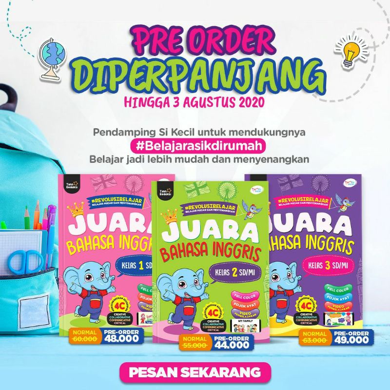 Juara Bahasa Inggris (SD kelas 1-3)