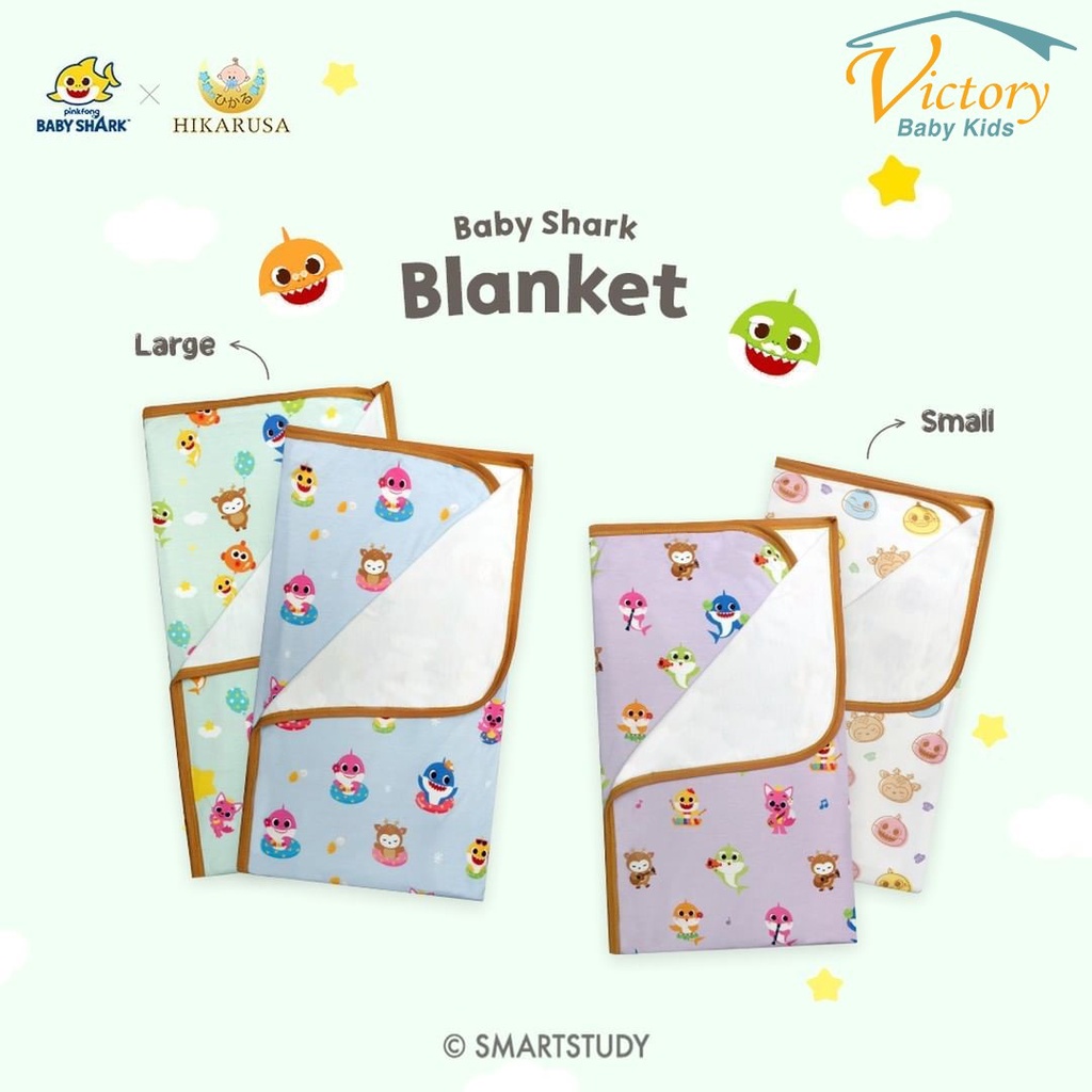 Hikarusa Baby Shark Blanket Small / Large - Selimut