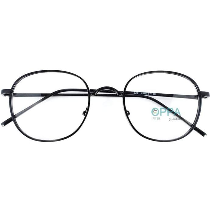 Frame Kacamata Korea Pria Wanita OPPA OP44 FBL Kotak Minus