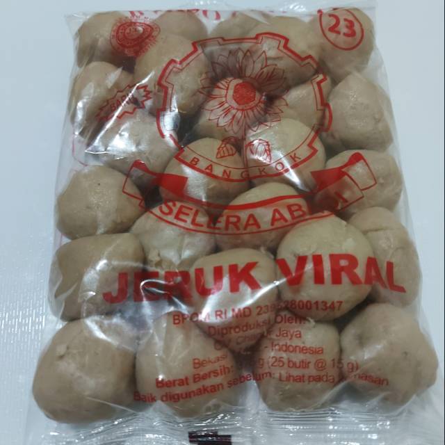 

Bakso jeruk isi 25
