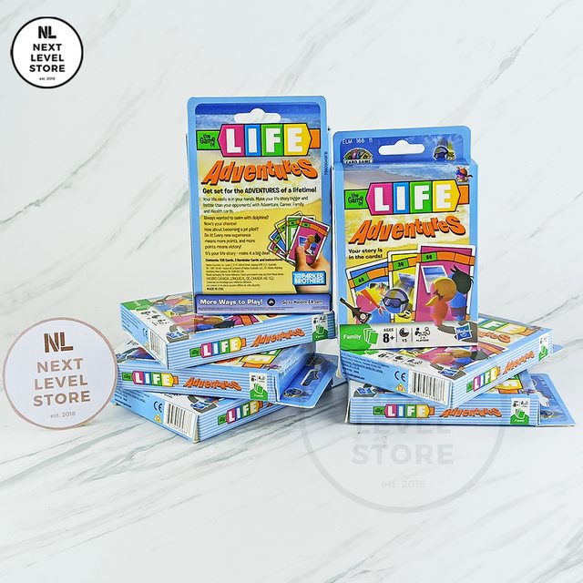 The Game Of Life Adventures Card Game Board Games ENGLISH