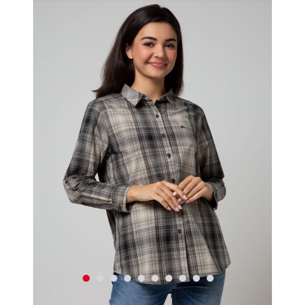 Kemeja Wanita Crater Long Sleeve Shirt Original