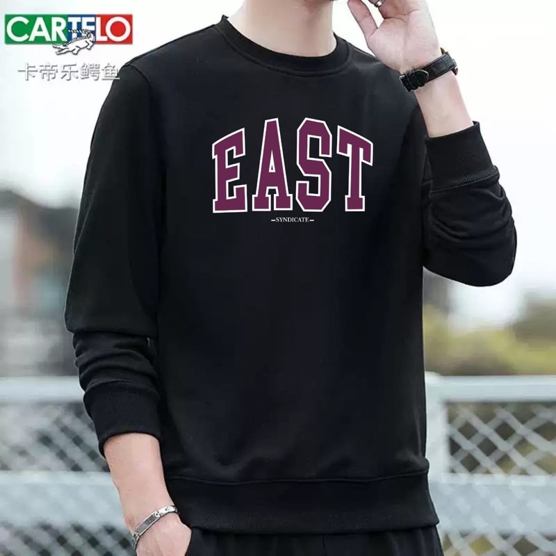 BAJU SWEATER PRIA ATASAN COWOK LENGAN PANJANG SWETER MOTIF EAST PREMIUM