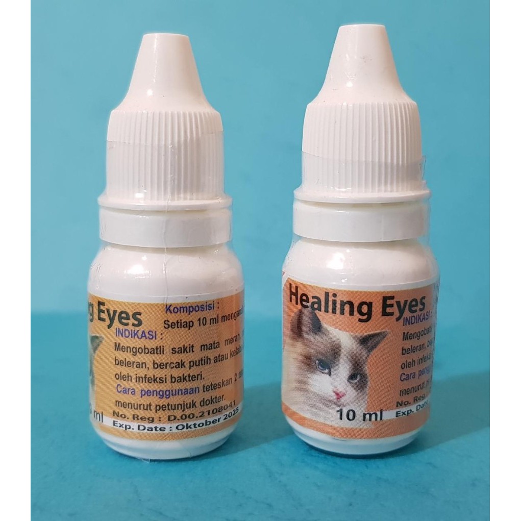 Healing eyes cat dog 10 ml obat tetes mata kucing anjing