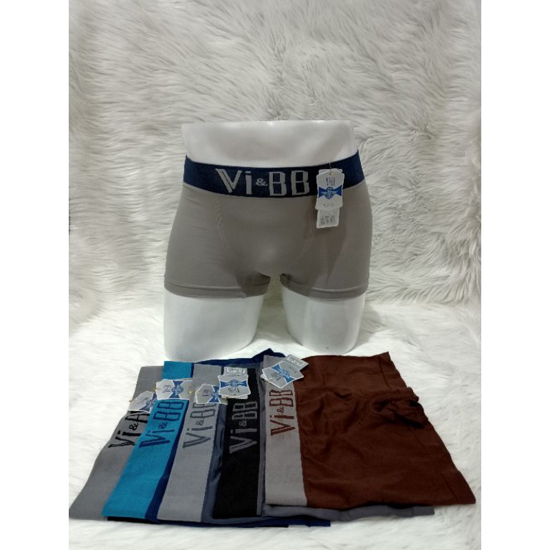 3 PCS BOXER PRIA | CELANA DALAM Vi&amp;BB no.1228 | CELANA DALAM PRIA