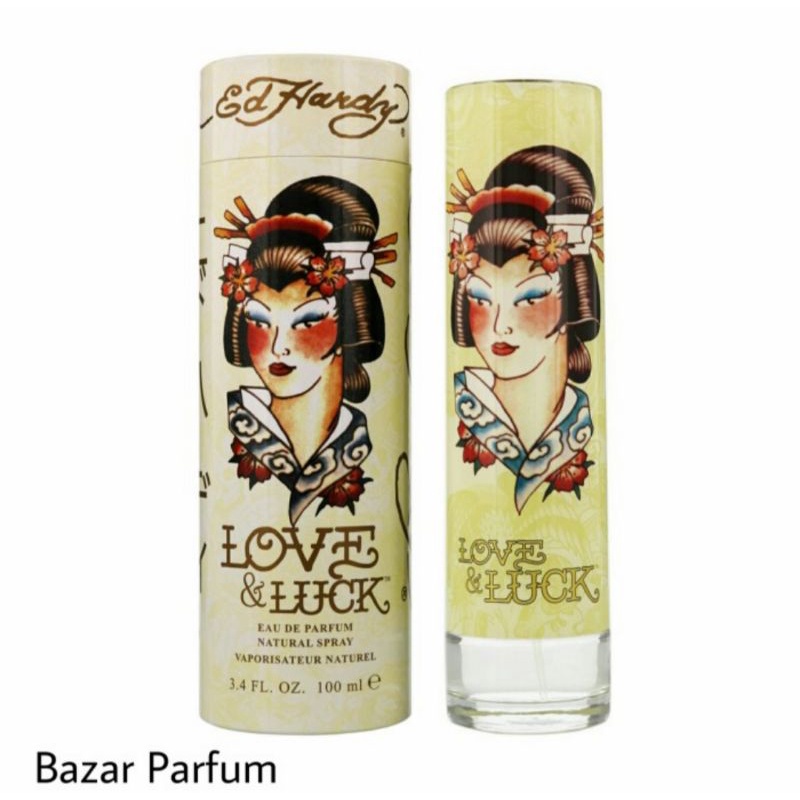 Parfum Wanita Original Christian Audigier Ed Hardy Love & Luck EDP