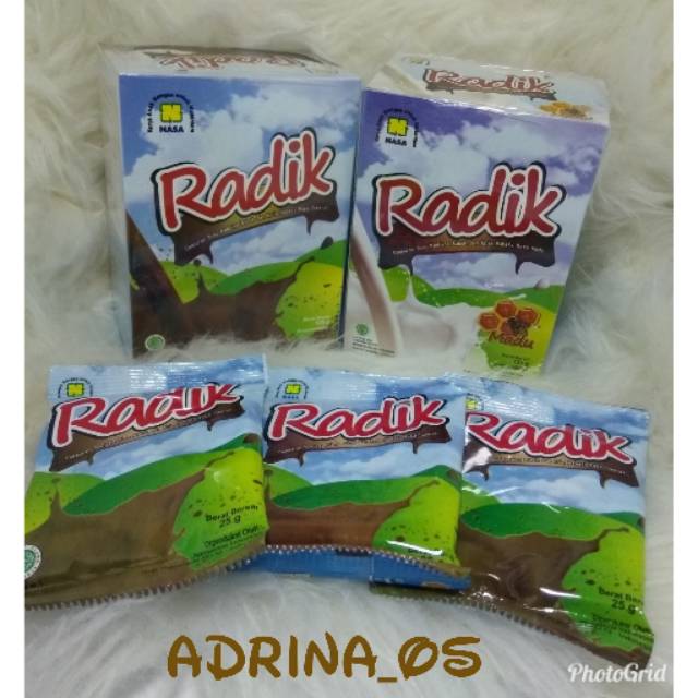 

Susu radik coklat dan madu