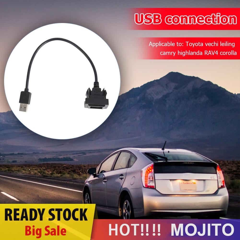 Kabel Adapter Extension Usb Port Panel Mount Dashboard Mobil Untuk Toyota Vios