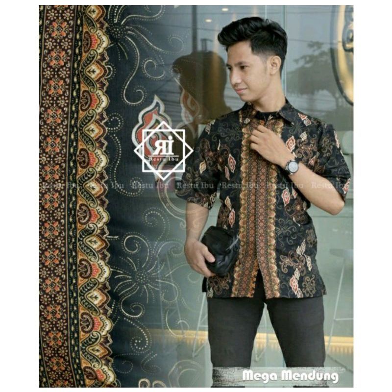 KEMEJA BATI TANGAN PENDEK/KEMEJA BATIK PRIA/KEMEJA BATIK PESTA/KEMJA BATIK KANTORAN