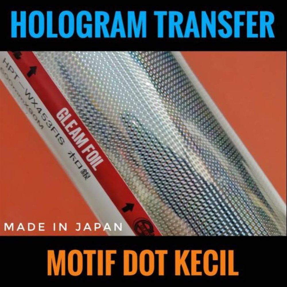 

Hot Stamping Foil Hologram Transfer Motif Dot perkakas