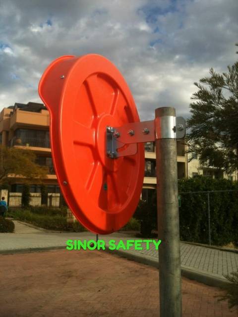 Convex Mirror 80cm Kaca Cembung Safety Jalan Tikungan Outdoor