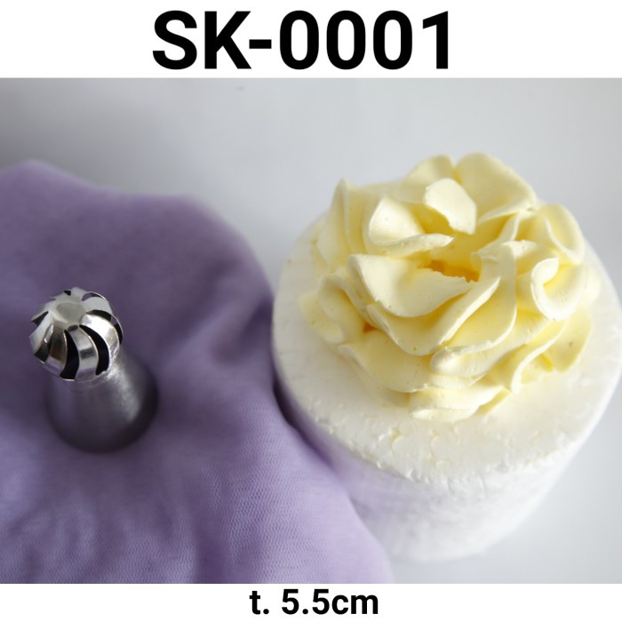 

SK-0001 SPUIT RUSIA BOLA RUSSIAN BALL SPHERE NOZZLE PIPPING TIP BERKUALITAS TINGGI