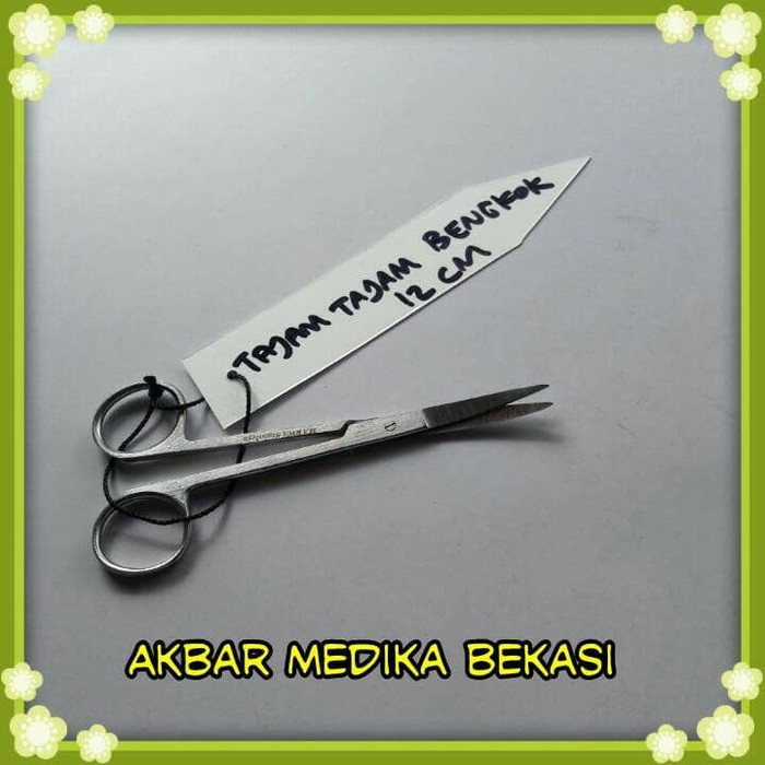 

Gunting Tajam Tajam Bengkok 12Cm By As