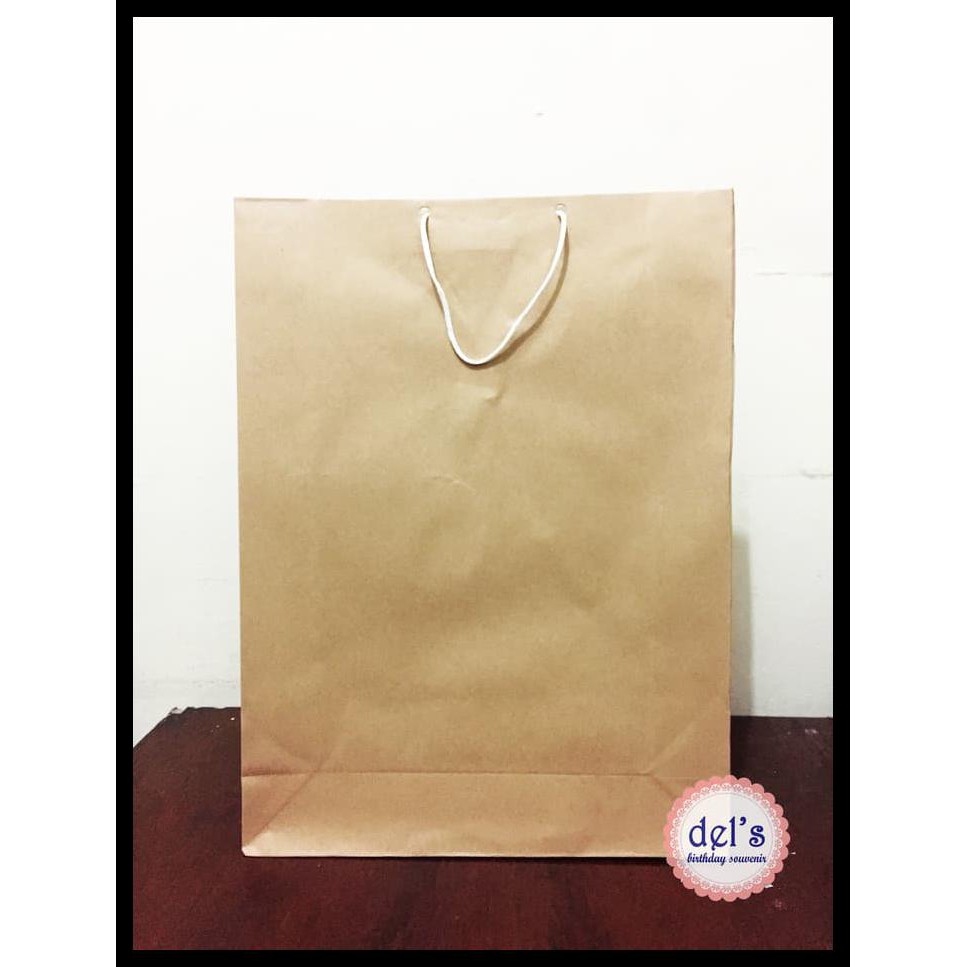 

J0WH PAPERBAG POLOS LARGE 30 X 40 / PAPER BAG / TAS KEMASAN KERTAS PWX8