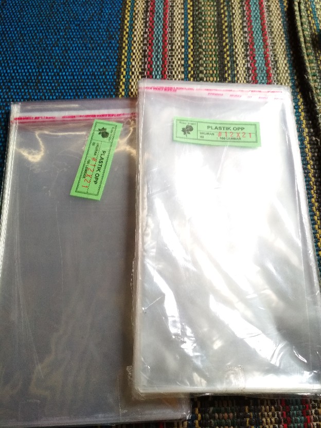 Plastik Opp Tebal 12x21 Single Seal Kuat Lem Buat Baju Roti Undangan