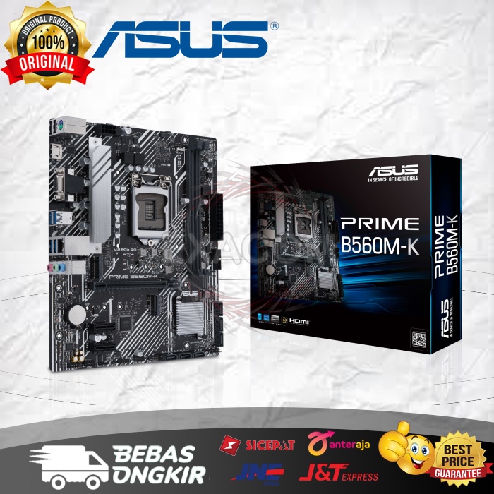 Motherboard ASUS Prime B560M-K (B560, DDR4, LGA 1200)