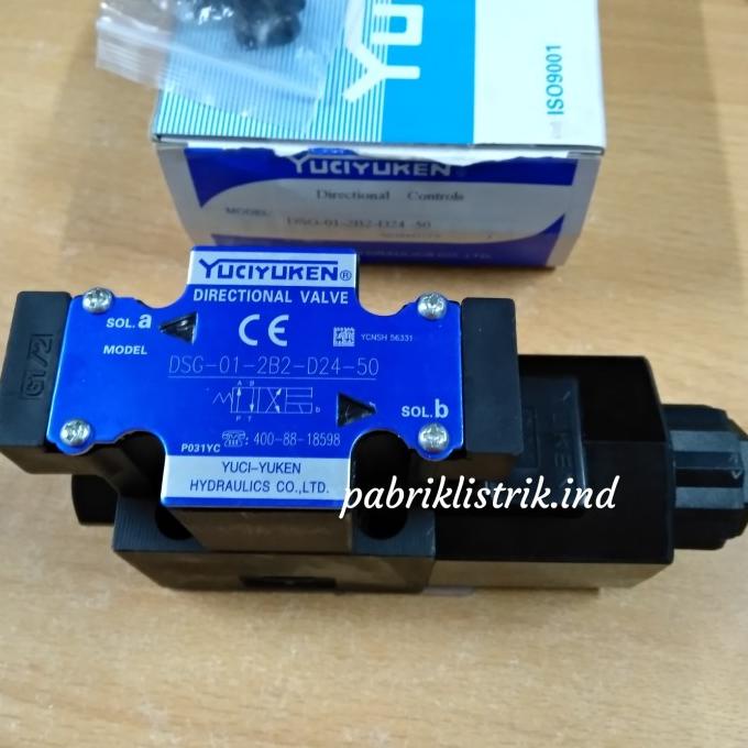 Jual Directional valve Hydraulic DSG 01 2B2 D24 50 Yuci Yuken original