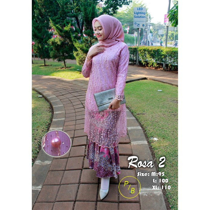 pakaian wanita kebaya tunik rosa 2 new