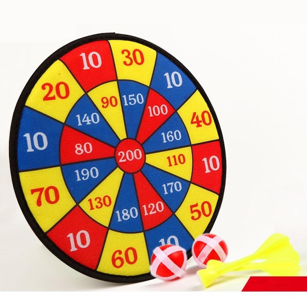 Papan Dart 36CM Velcro Magnet Papan Latihan Dart Board Game Anak Anak