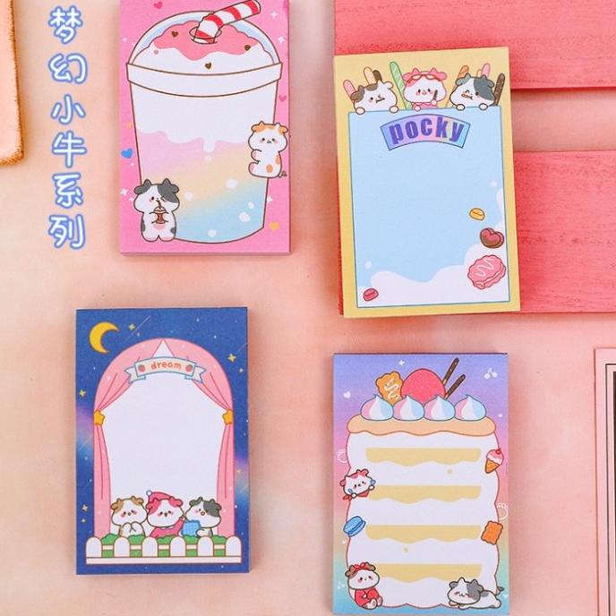 

STICKY NOTES MAVERICK CALF MEMO TEMPEL LUCU - BERRY CALF