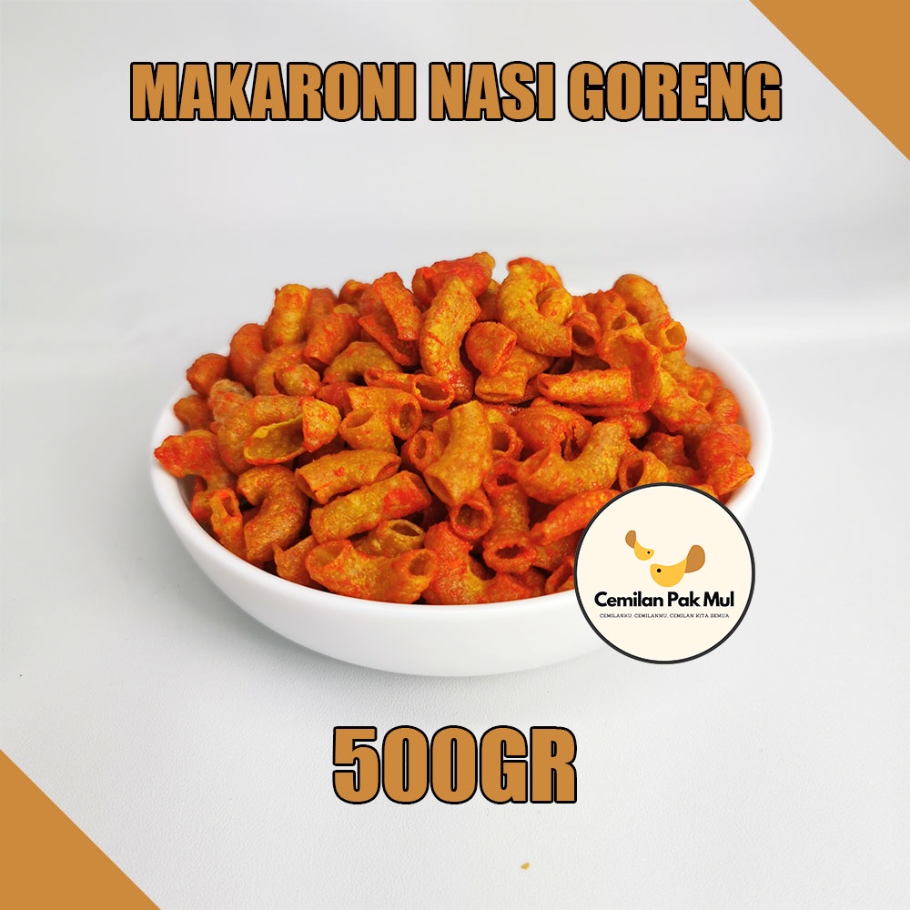 

( 500GR ) MAKARONI NASI GORENG PEDAS / MAKARONI PEDAS