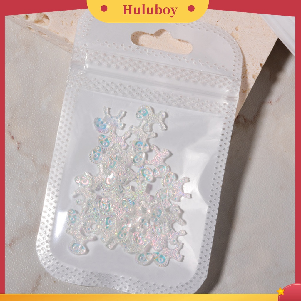 Huluboy Huluboy♡ 30pcs / Pak Hiasan Kuku Bentuk Mahkota / Binatang Bahan Resin Untuk Nail Art