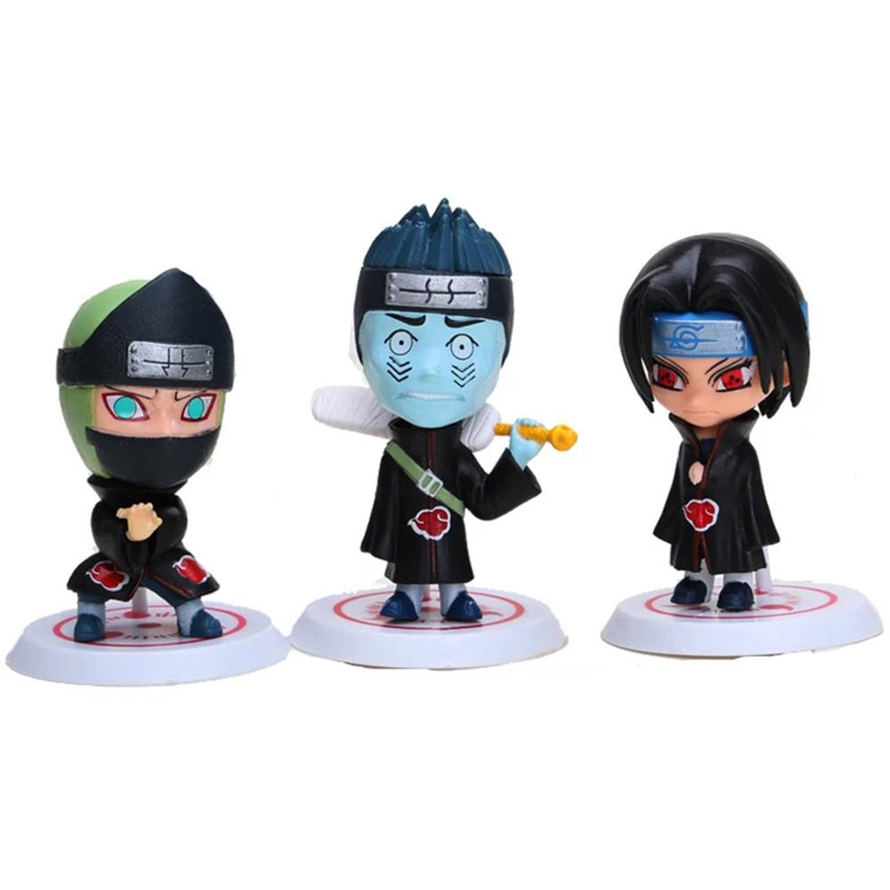 Lanfy Naruto Figure Orochimaru Sasori Uchiha Itachi Action Akatsuki Madara Mainan Figure Anime