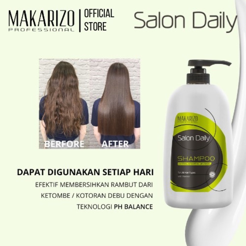 Makarizo Professional Salon Daily Shampoo Pump Bottle 950ml