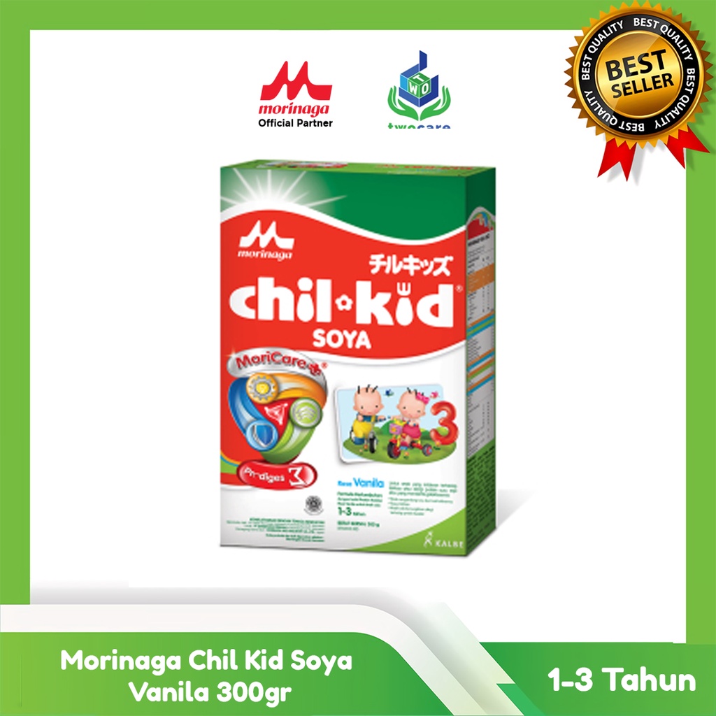 Morinaga Chil Kid Soya 300 gr Moricare Prodigies Madu - Susu Pertumbuhan Anak Alergi Susu Sapi