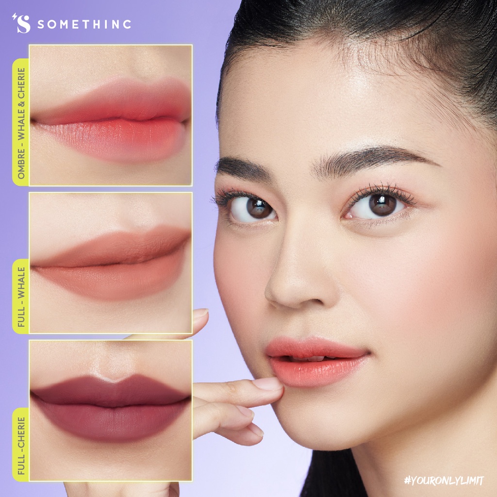 Somethinc Fabric Lasting Tint Blur Powdery Finish - Lip Tint Blur Powdery Finish Original BPOM