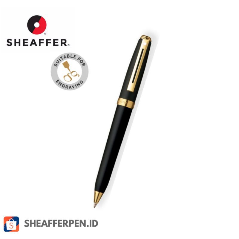 

Sheaffer® Prelude® Black Matte Featuring 22K Gold Plate Trim Ballpoint Pen