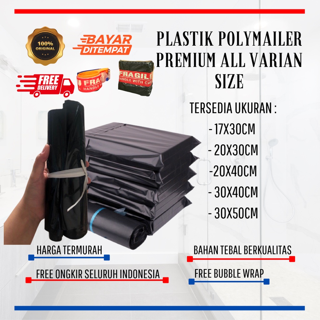 Polymailer Plastik Packing/Kantong Plastik Olshop Termurah