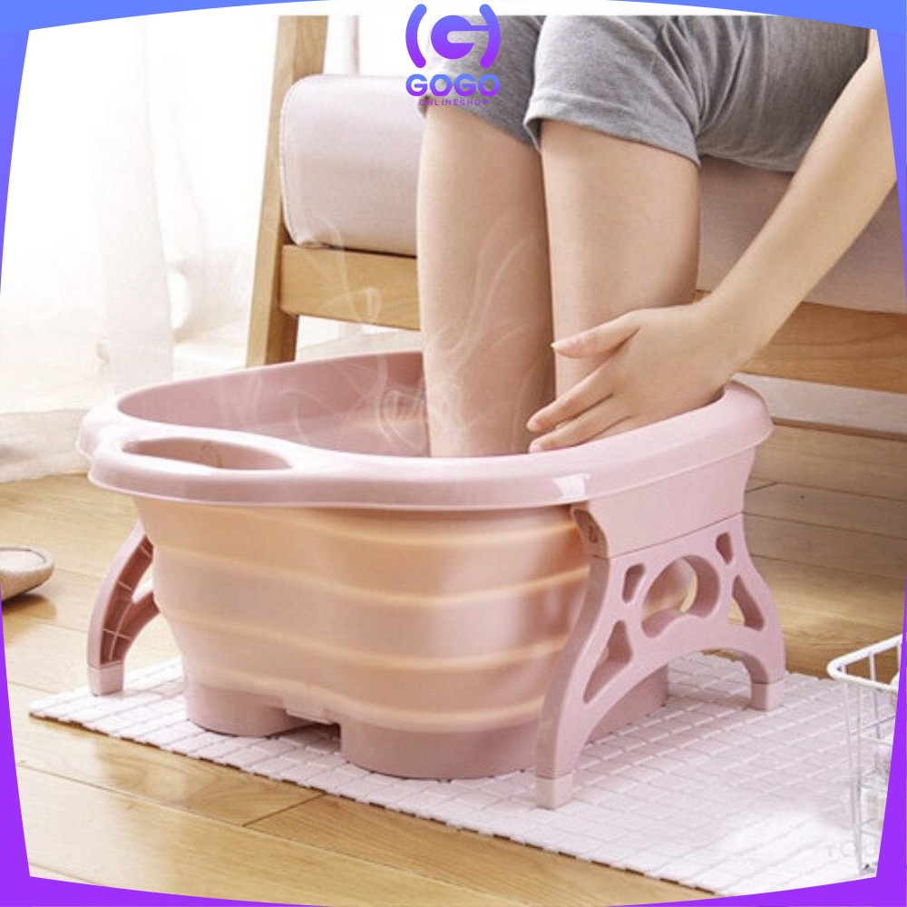 GOGO-C151 Baskom Lipat Rendam Pijat Kaki Refleksi Foldable Footbath Ember Cuci Kaki Spa Pedicure