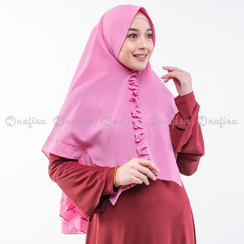 Jilbab Instan Feyza Alsava - Bergo Instan Diamond Crepe