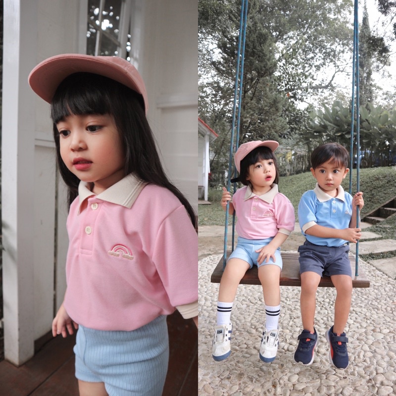 KUMI POLO SHIRT Atasan Anak Laki Perempuan