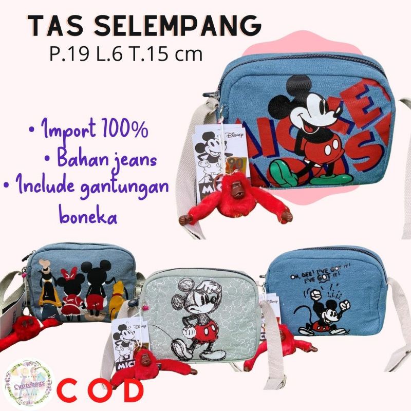 TAS SELEMPANG WANITA KP VENI DISNEY MICKEY