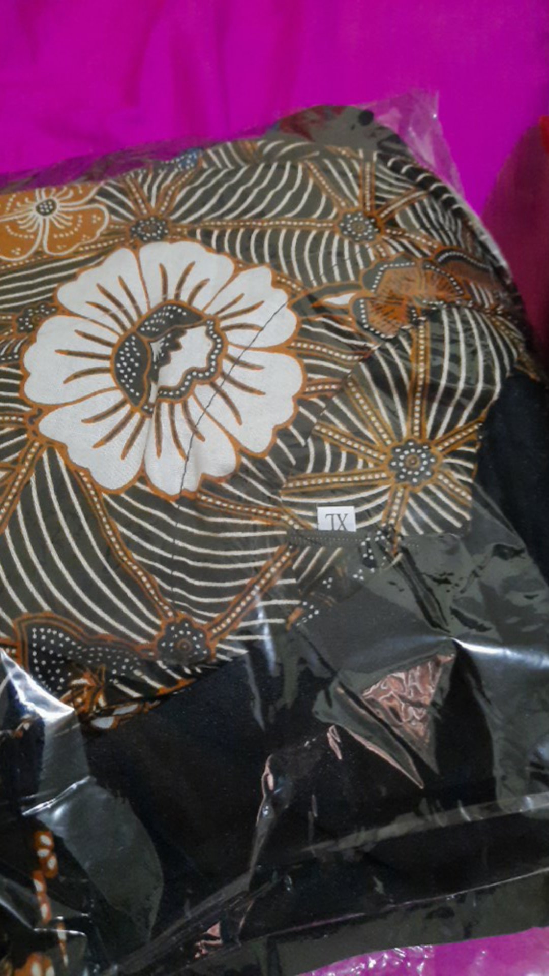 Ori Atasan Blus Batik Wanita Modern Halus Dolby Kombinasi Brokat Polos