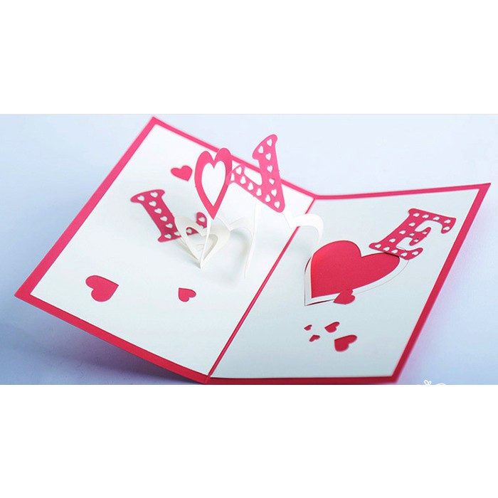 

KARTU UCAPAN 4D LOVE CINTA ULANG TAHUN PACAR GIFT CARD HADIAH SOVENIR
