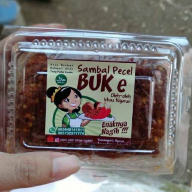 

TERLARIS SAMBEL PECEL KHAS NGAWI KEMASAN KECIL 100gram