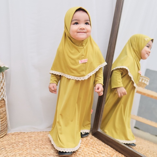 HONEYBLOSSOM gamis bayi perempuan / gamis bayi perempuan cantik fashionable satu set alesha