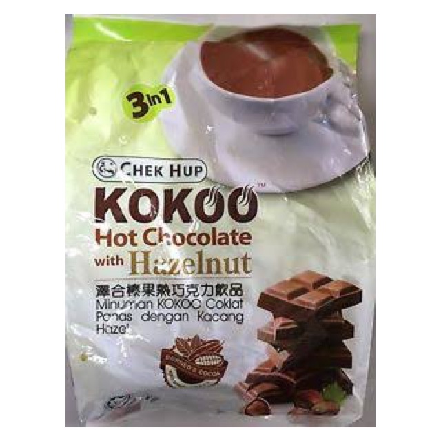 

Chek hup hot chocolate with hazelnut 3 in 1