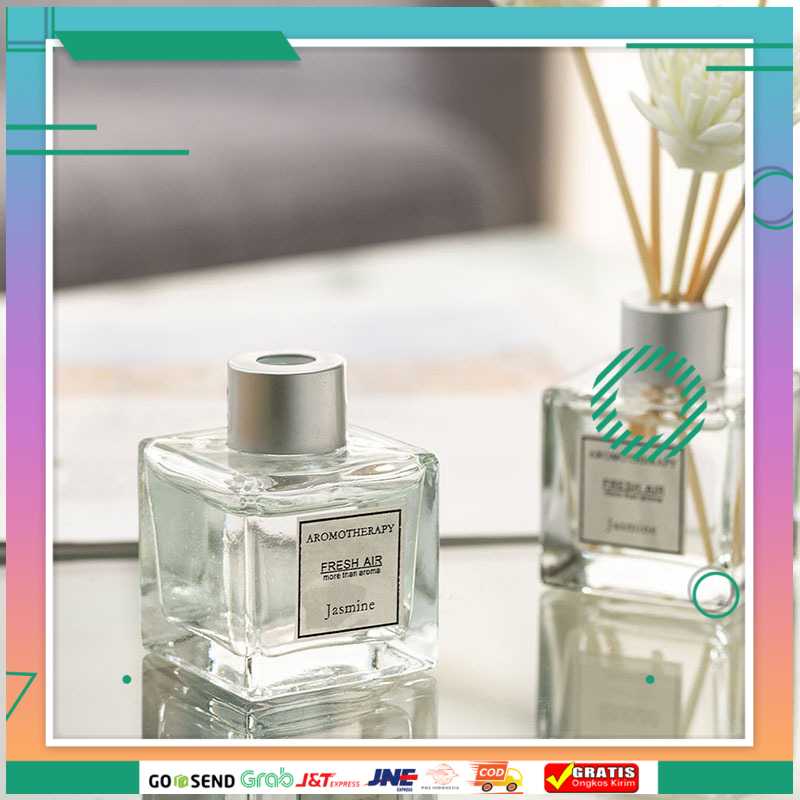 (BISA COD) FTIHSHP HUMI Parfum Ruangan Aroma Diffuser Rattan Stick 50ml - DF-100