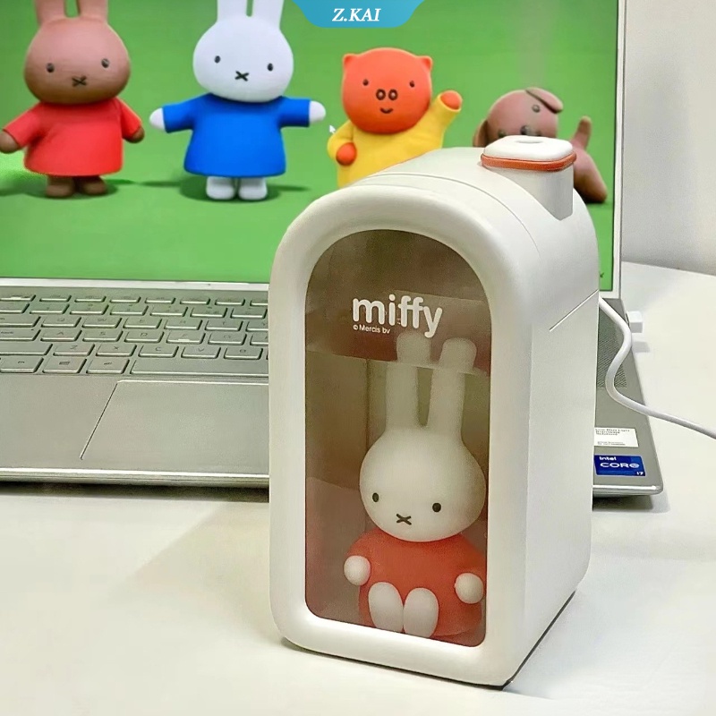 Miffy X MIPOW Humidifier Pelembab Udara Aromaterapi Essential Oil Mini 380ml Dengan Lampu LED