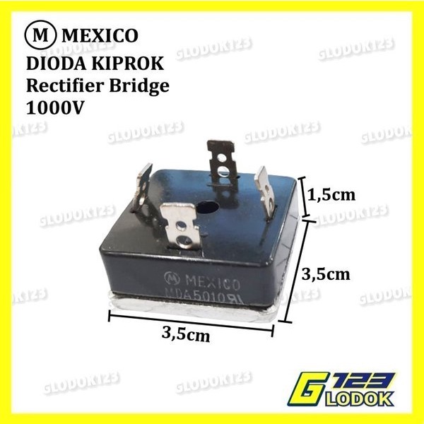 Dioda Diode Bridge KBPC Kiprok 35A 3510 50A 5010 1000V Mexico Original