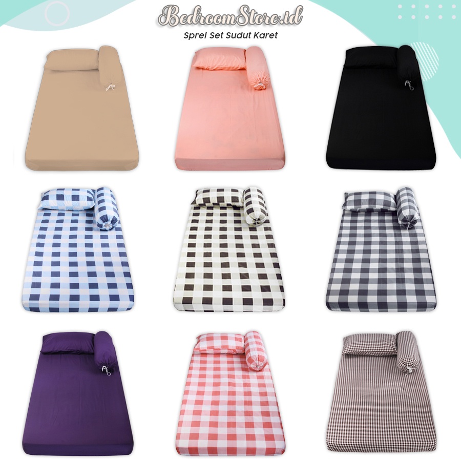 Sarung Kasur Resleting (NO.4)  SET SARUNG BANTAL GULING 90x200x15